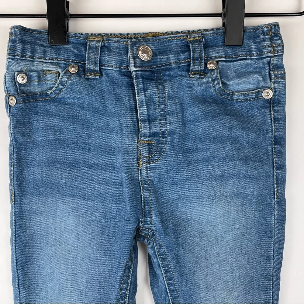 7 For All Mankind Baby Jeans Size 24M Blue Denim Skinny Stretch